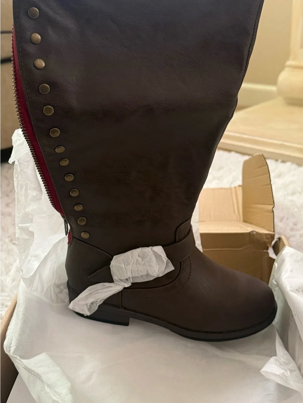 Journee Collection Over-the-Knee Boots Brown